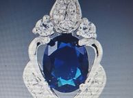 main image for ad 18KT White Gold Filled Pendant