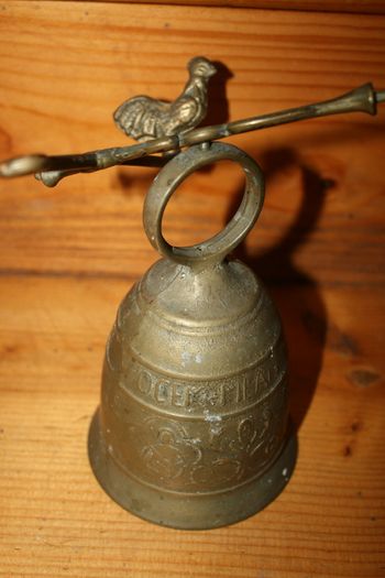 Vintage Brass Bell  Monastery Church Qui Me Tangit