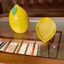Y2K Martha Stewart Ceramic Lemon Storage Jar and Rare Vintage Macys Italian Serving Plate Image 8