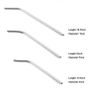 Reusable Metal Straws Stainless Steel Bent 8.5cm 5 in Pack Image 3