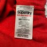 Superdry Mens V-Neck Jumper Size Large Red Image 5