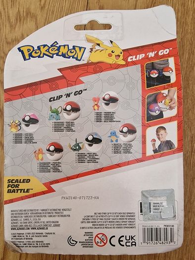 Pokemon Clip'n'Go Pokeball Trubbish & Heavy Ball Figure