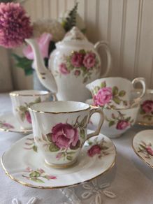 Vintage Demitasse Coffee Set