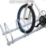 4 Bike Stand Floor or Wall mounted bike rack for garage Bicycle Parking rack Cycle Storage Locking Stand Image 2