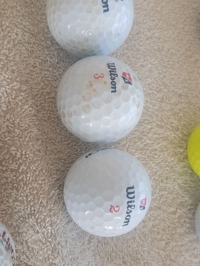 golf ball and tees