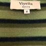 Size 12 Petite Pure Wool Striped Cardigan by Viyella Image 2