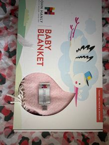 New John Hanly baby blanket cashmere