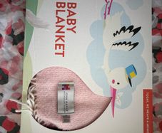 New John Hanly baby blanket cashmere