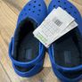 Crocs lined clogs blue size J UK 4 EU 36-37 brand new Image 3
