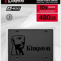 Brand New & Sealed || Kingston A400 SSD Internal Solid State Drive 2.5'' SATA Rev 3.0, 480GB - SA400S37/480G