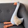 Handmade Goose Plush / Unique Soft Decor / Gift Image 5