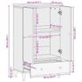 Highboard 60x33x100 cm Image 8