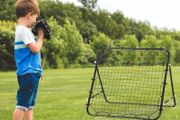 Rebounder Net, Practise Kickback Goal, for Teens, Adults Training - Black