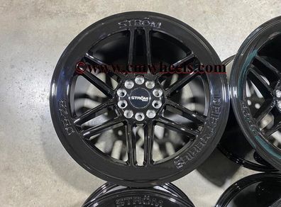 18" Inch Strom DS-25 Drift Wheels 5x114.3 Fits Nissan silvia skyline S14 S15 RX7 MX5 R32 R33 LEXUS IS200 IS300