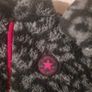 girls converse fleece jacket Image 2