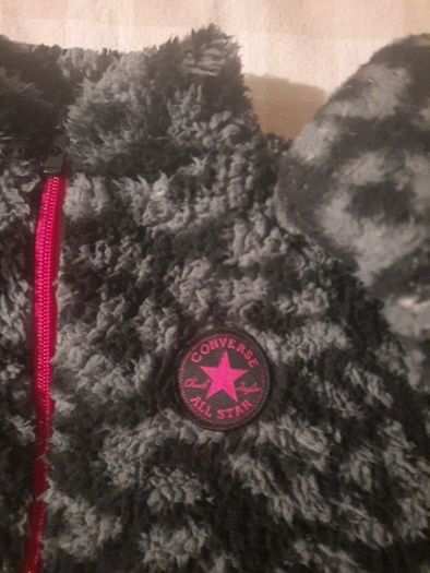 girls converse fleece jacket