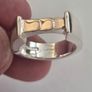 Brand New Hallmarked Silver & 9ct Gold Ring Image 5