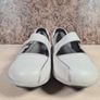 womens CLARKS FLEXLIGHT leather Shoes slip on velcro fastened mary jane style Size UK 6 D EU 39 Image 4
