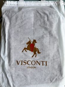 New Visconti A4 portfolio folio tan leather brief document case