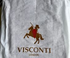 New Visconti A4 portfolio folio tan leather brief document case