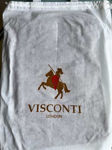 New Visconti A4 portfolio folio tan leather brief document case