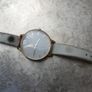 Olivia Burton Analogue Quartz Watch for Women with Grey Leather Strap Image 4