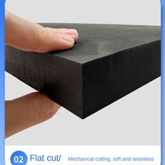 Black EVA Foam Sheet 100x50cm 15mm Thick DIY Crafts Padding