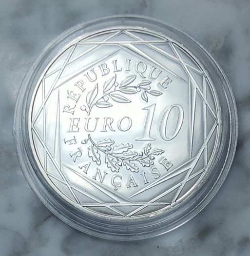 France 10 Euro Silver (.333) Uncirculated Coin 2025 - Tour de France (2025) - Tour de France