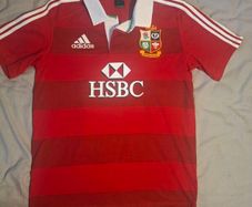 2013 Adidas British & Irish Lions rugby union home supporters jersey
