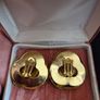 Vintage Golden Tone Earrings Image 3