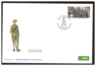 2013 Ireland Centenary of the Irish Volunteer Force Commemorative Stamp An Post First Day Cover (FDC)