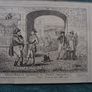 2 x Mid 19th Century Engraved Caricatures by George Cruikshank Image 2