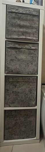 Bathroom Storage Unit and 4 Boxes