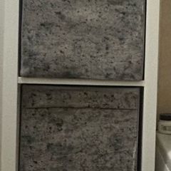 Bathroom Storage Unit and 4 Boxes