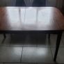 Mahogany Dining Table extendable 6 foot Image 3
