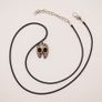 Handmade Tooth Skull Pendant, Skull Necklace Image 2