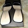 Vintage Gucci Black Leather Buckle Heel Image 6