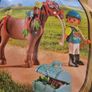 BRAND NEW Playmobil Country 6971 Groomer with Butterfly Outfit Pony Action Figure Image 2