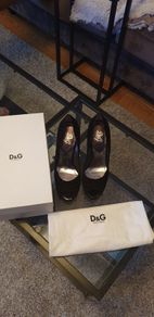 Genuine Dolce & Gabbana peep toe heels