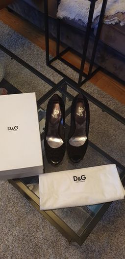 Genuine Dolce & Gabbana peep toe heels