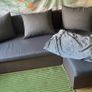 grey corner bed sofa Image 2