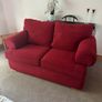 Red 3 piece Sofa for sale Image 2