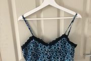 Women's Blue Print Cami