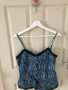 Women's Blue Print Cami