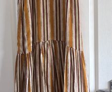 Brand New Striped Drop Waist Dress Size 12