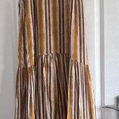 Brand New Striped Drop Waist Dress Size 12