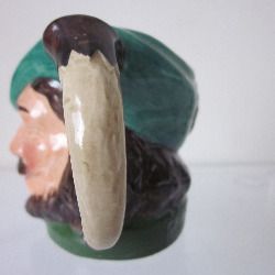 Vintage Staffs Cooper Clayton Robin Hood , Character Small Toby Jug,