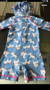 Girls two piece swimming suit 9/12 mths