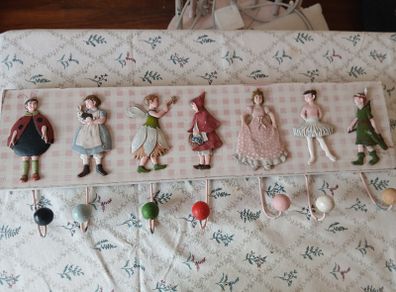 Child's vintage coat hooks