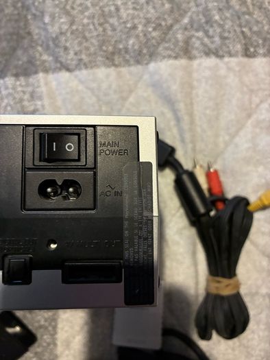 Silver PS2 Console